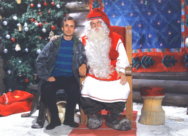 The official photo with Santa Claus (Официальный фото с Дедом Морозом)