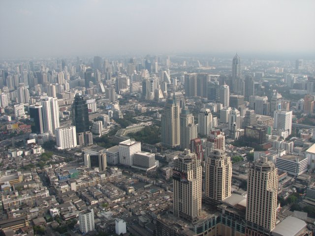 Обзор из отеля Baiyoke Sky, Бангкок