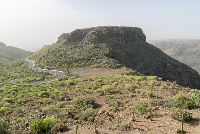 Вид с обзорной площадки Degollada de las Yeguas, Гран-Канария