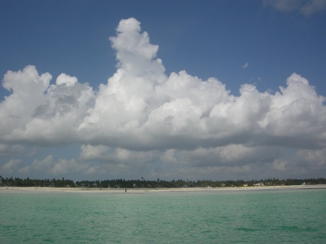 View to Jambiani beach