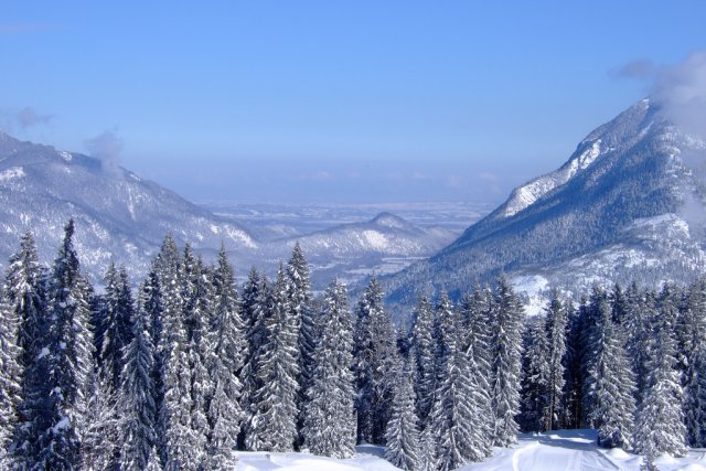 Горнолыжный курорт Гармиш-Партенкирхен, Германия