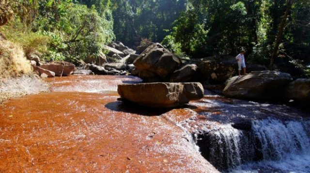 Последний водопад, который мы видели в Лаосе