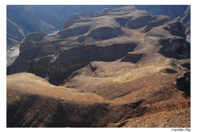 Вид на Fish river canyon