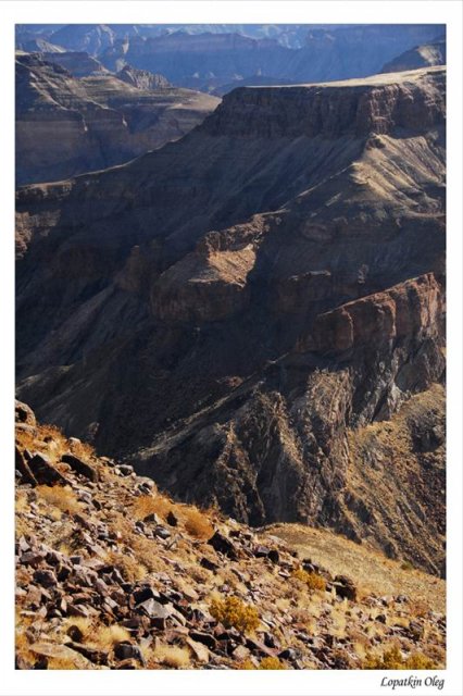 Вид на Fish river canyon