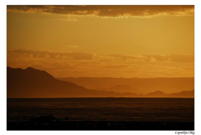 На рассвете в Sossusvlei